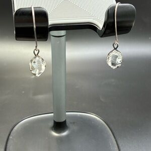 Elegant .925 Silver with Herkimer Diamond Drop Earrings